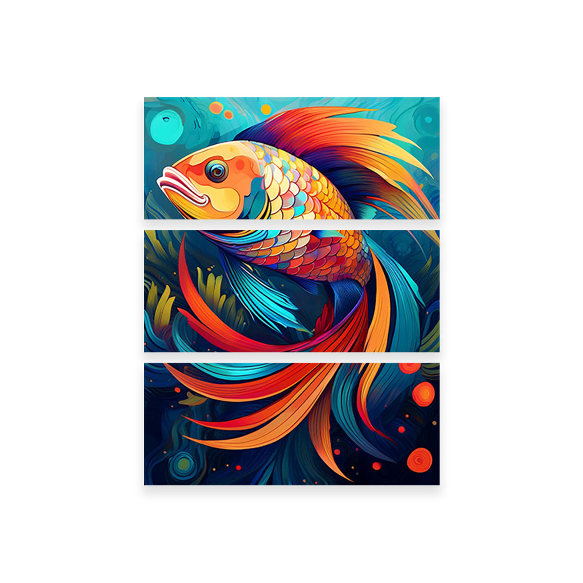 Stunning Fish - Inspired Modern Art Wall Art