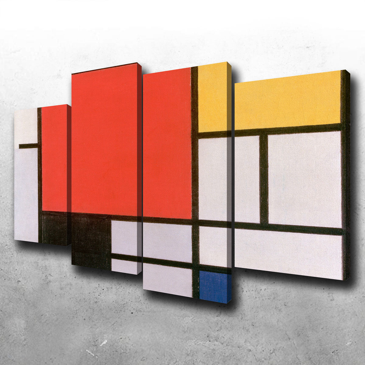 Piet Mondriaan's Composition No III Stunning Wall Art