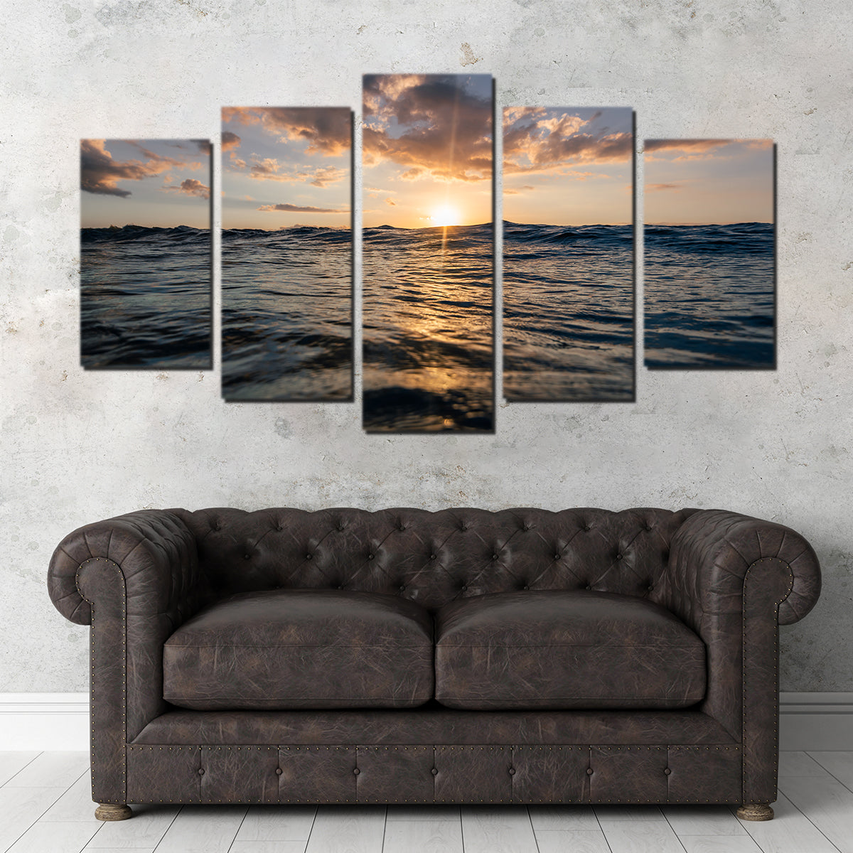Stunning Sunset Ocean Wall Art by Lucas Moore