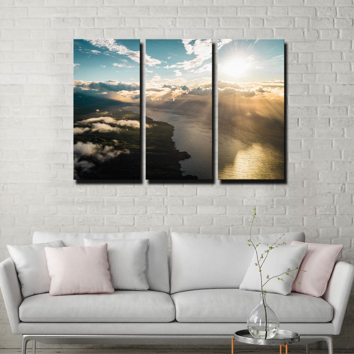 Breathtaking Maui From Above Wall Art by Lucas Moore