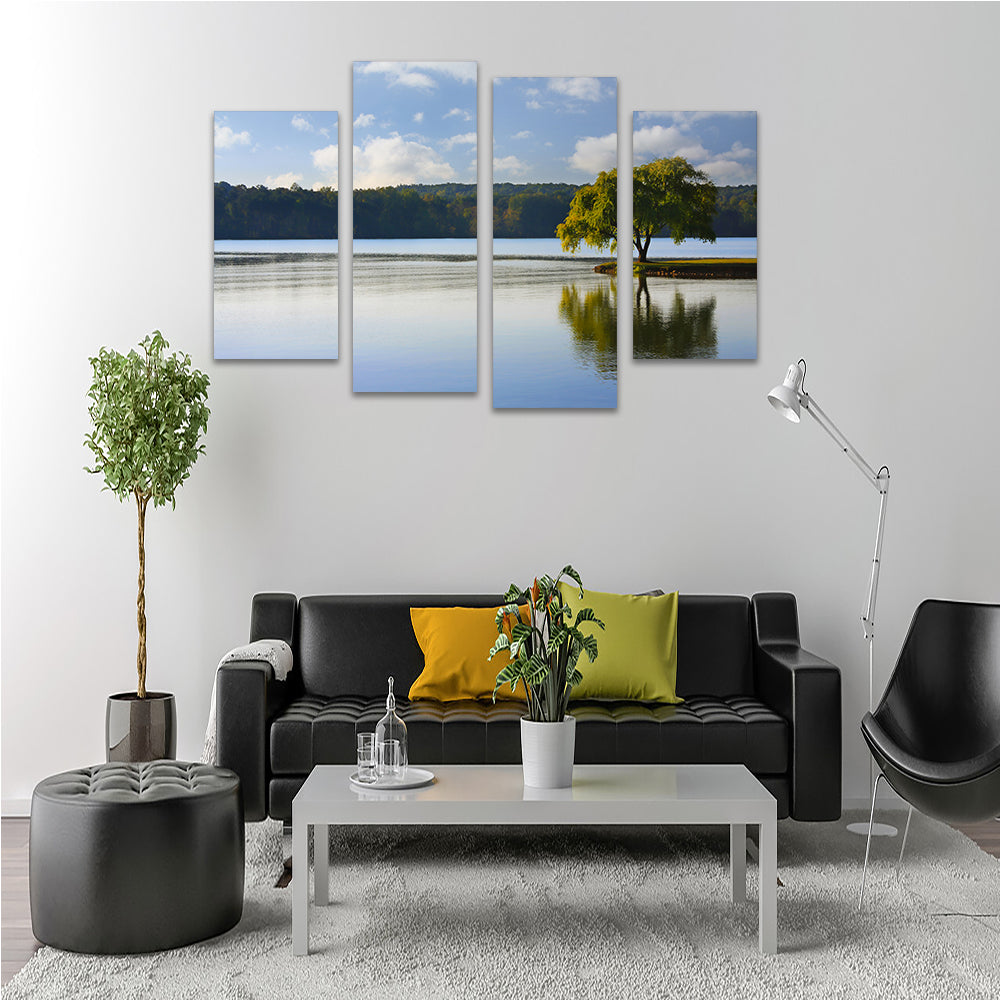 Stunning Willow Tree On The Tennessee River Wall Art for Your Home Decor