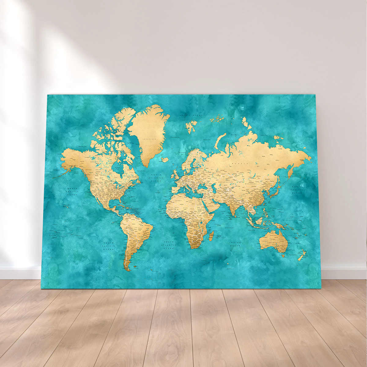 Stunning World Map 22 Wall Art for Home Decor
