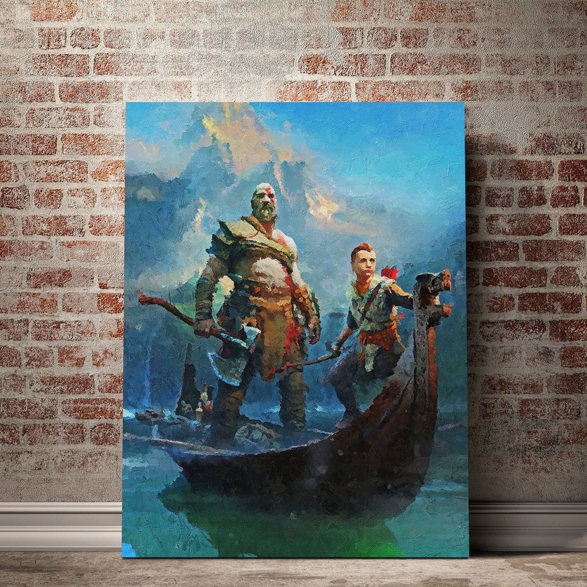 Stunning Kratos Wall Art by Gab Fernando