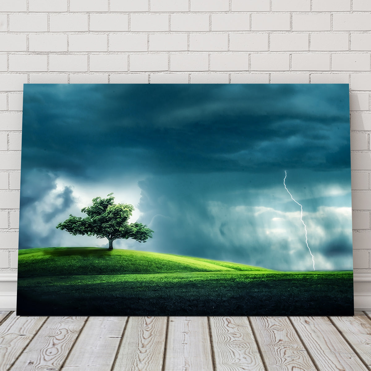 Exquisite Tree Alone Wall Art by George Sorin