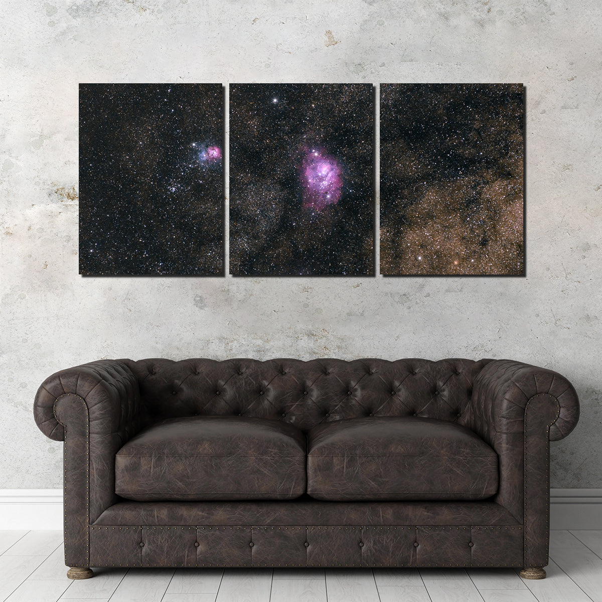 Stunning Lagoon and Trifid Nebula Wall Art by Sofia Leite Fonseca