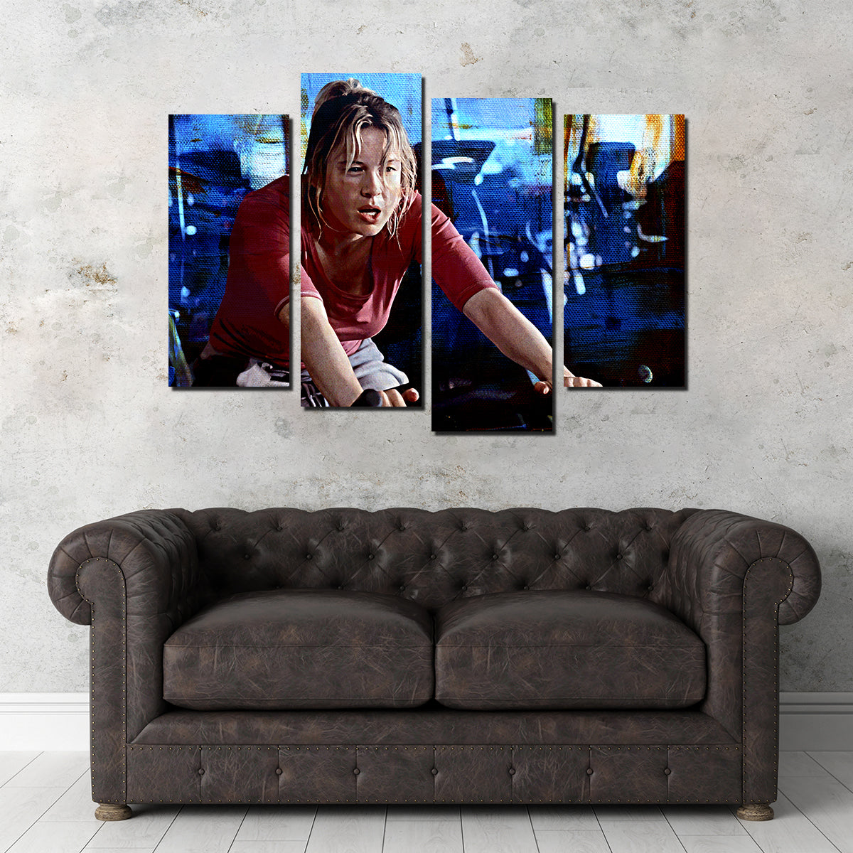 Bridget Jones Workout Inspiring Wall Art for Fitness Enthusiasts