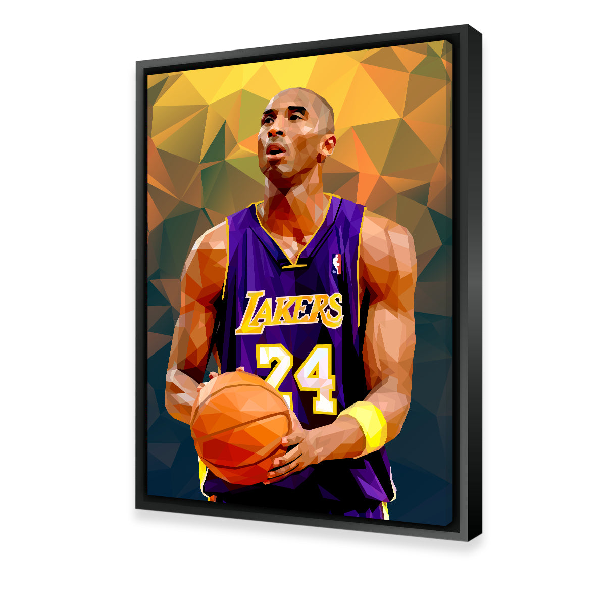 Stunning Kobe Orange Wall Art by Ralph & Laura Design