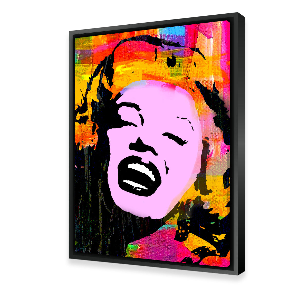Stunning Marilyn Pink Wall Art by Stephen Chambers