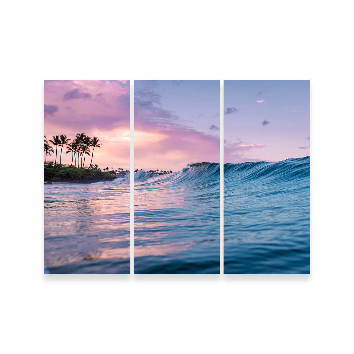 Gorgeous Sunrise Waves Wall Art by Lucas Moore