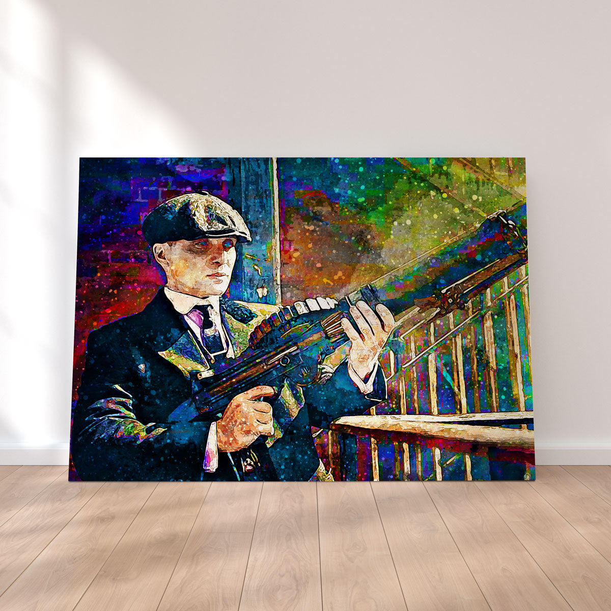 Thomas Shelby Inspired Lewis Gun - Authentic Canvas Art
