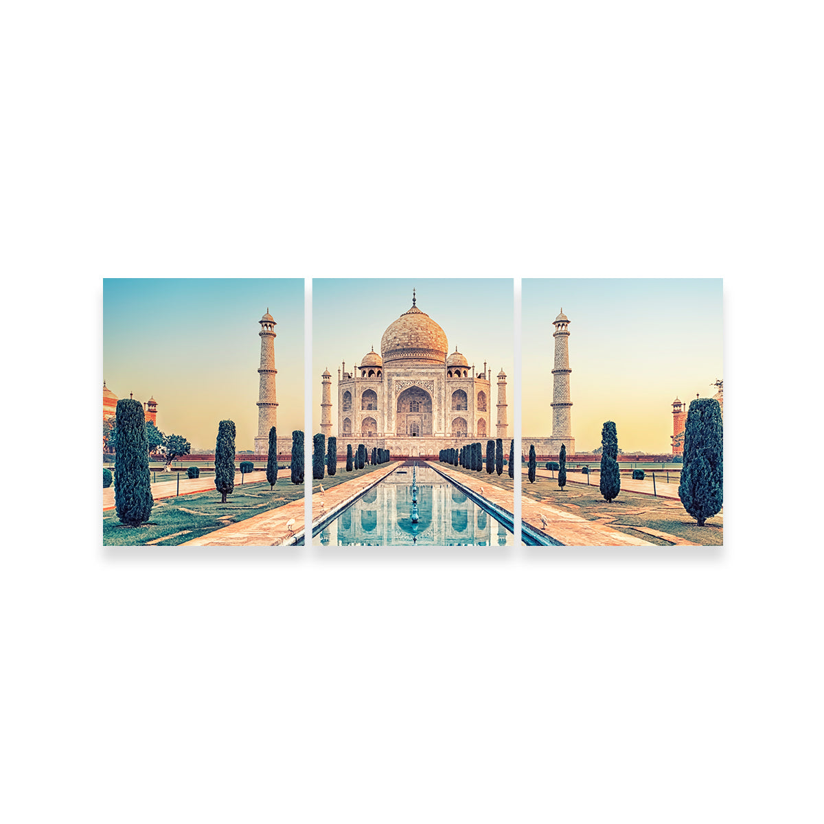Exquisite Taj Mahal Mausoleum Wall Art by Manjik Pictures