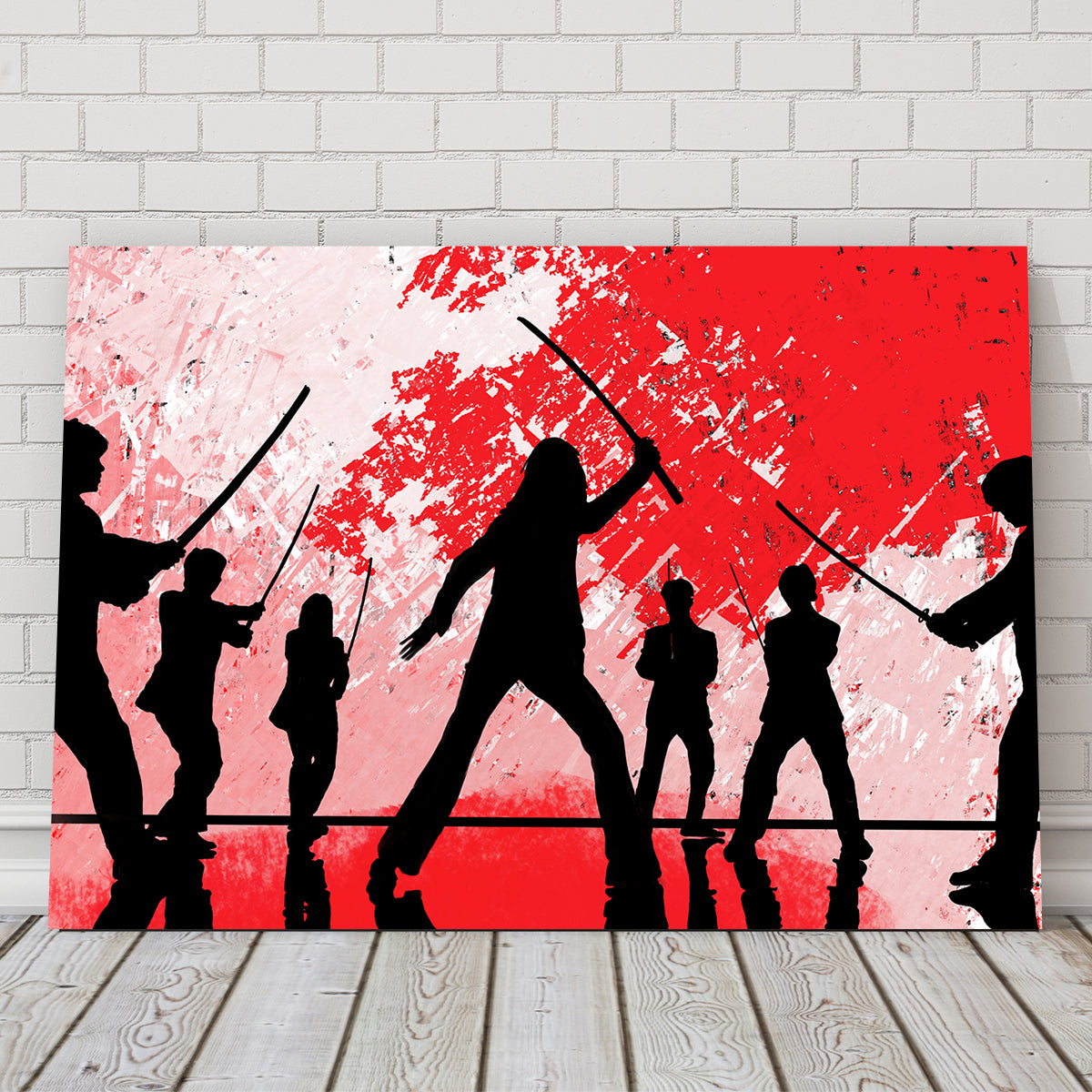 Stunning Bride vs Crazy 88 Wall Art by Andy Brackpool