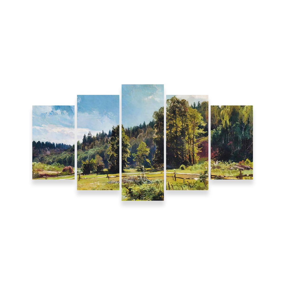Stunning Meadow at the Forest Edge Wall Art by Denise Dundon