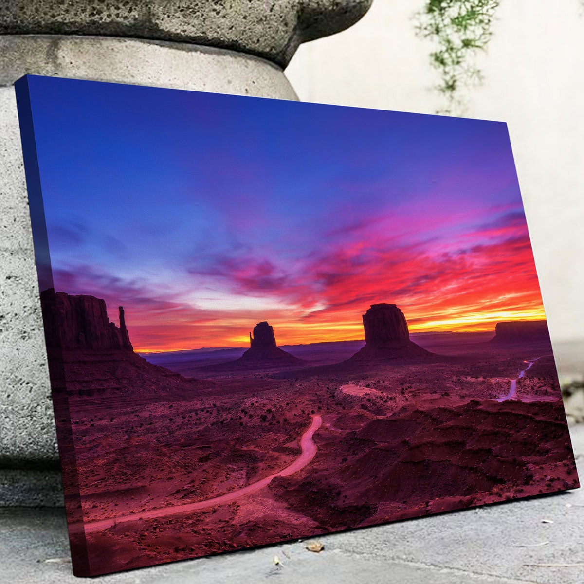 Stunning Sunrise over Monument Valley Wall Art for Home Decor