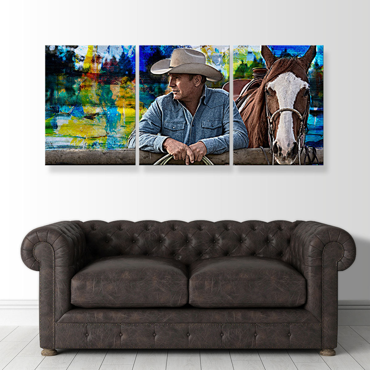 Stunning John Dutton & Horse Wall Art for Your Home Decor