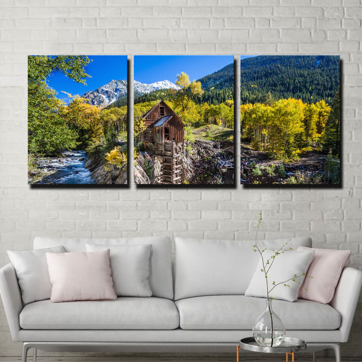 Exquisite Crystal Mill Wall Art - Museum-Quality Canvas Print