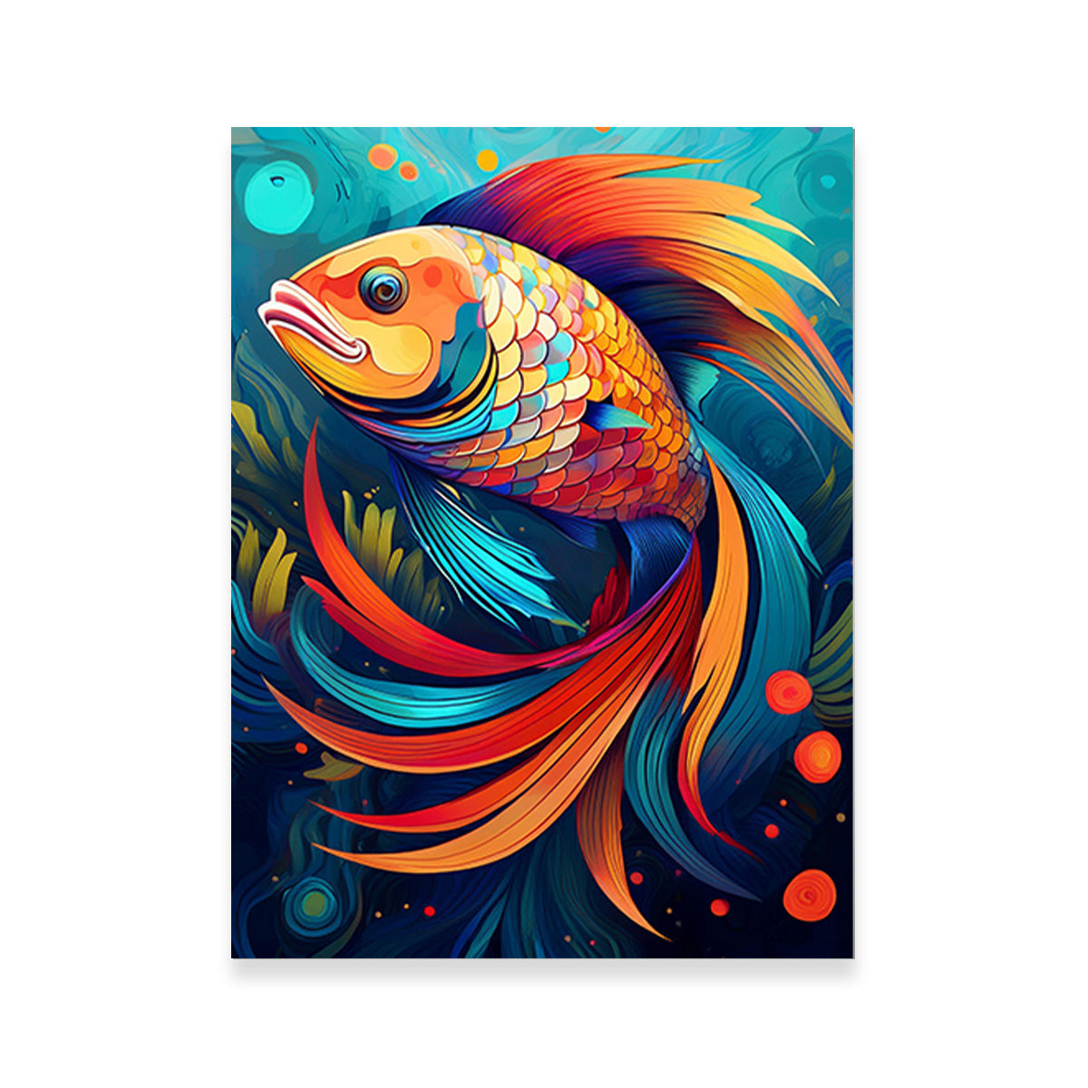 Stunning Fish - Inspired Modern Art Wall Art