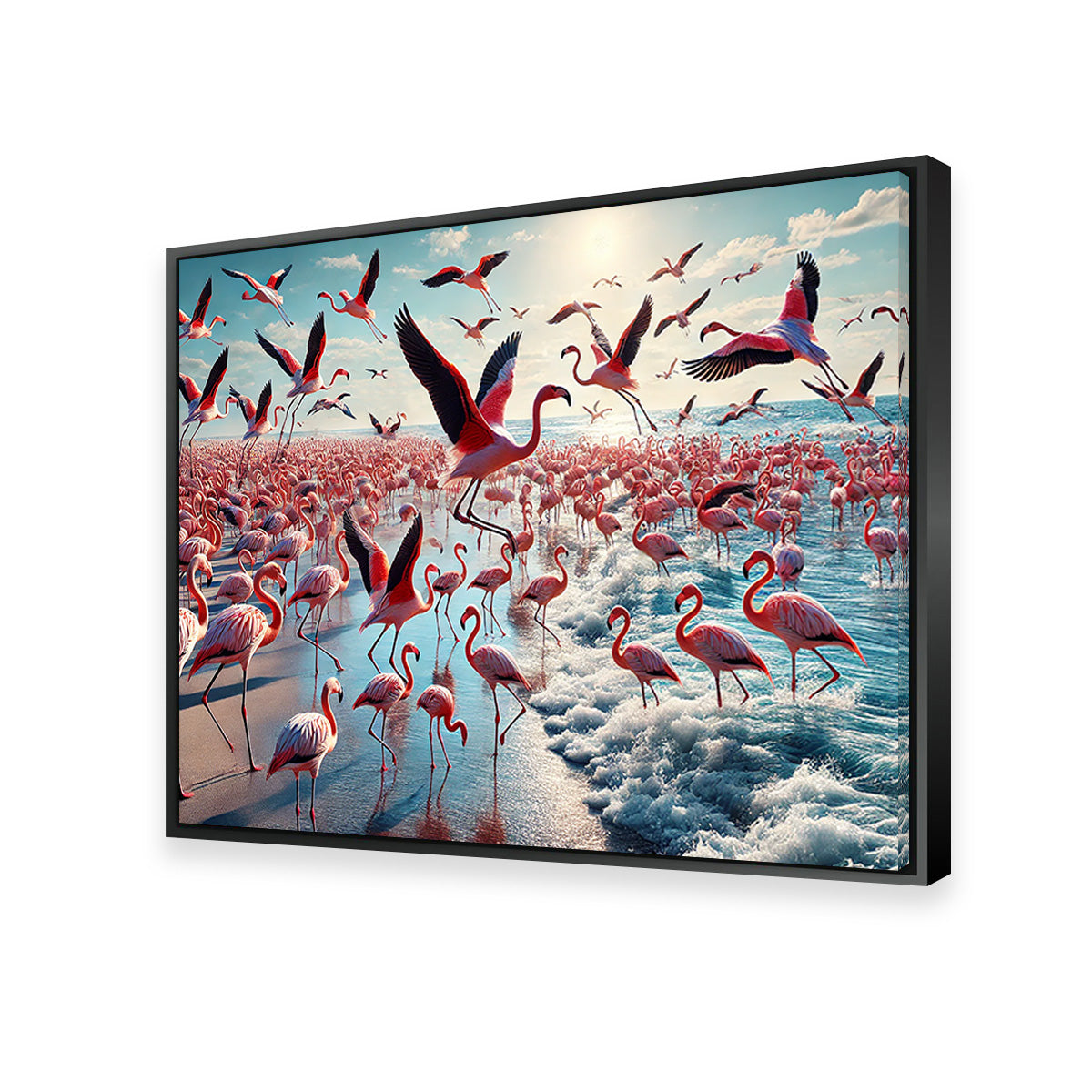 Stunning Flamingo Shore Wall Art for Your Decor