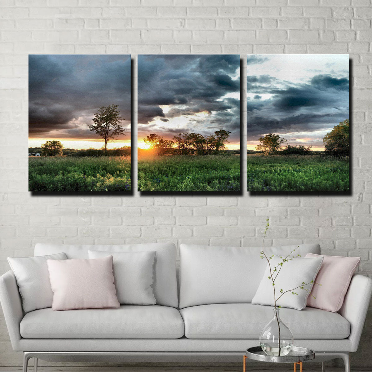 Exquisite Field & Sunset Wall Art for Stunning Home Decor