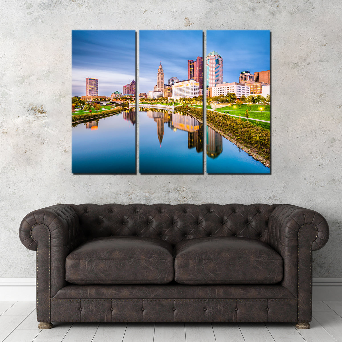 Stunning Columbus Ohio Skyline Wall Art for Home Decor