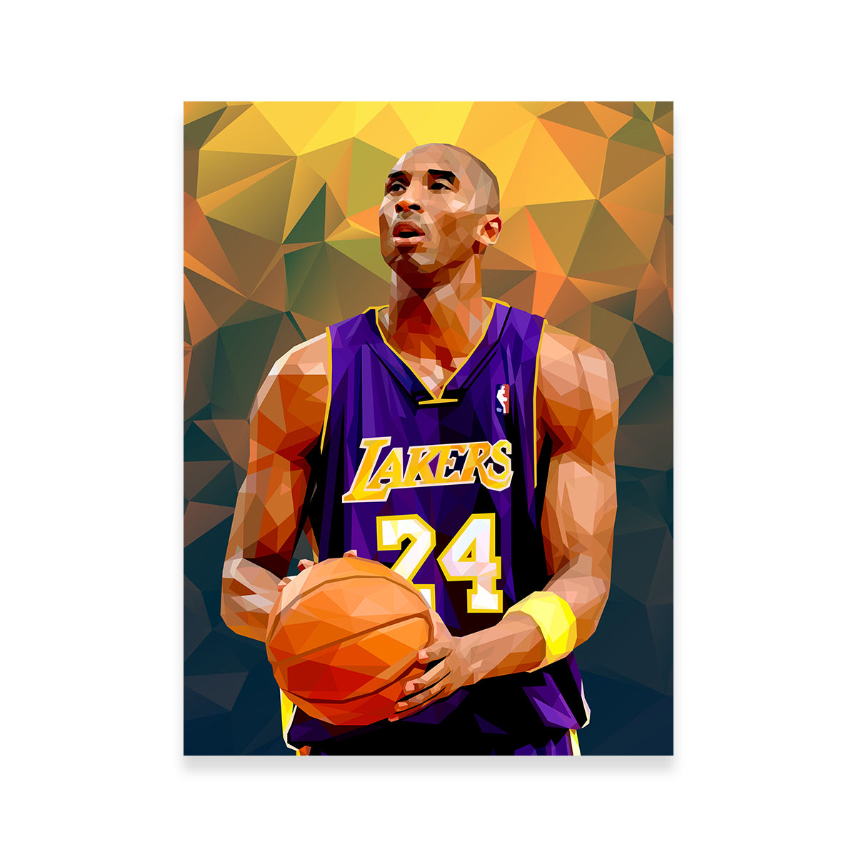 Stunning Kobe Orange Wall Art by Ralph & Laura Design