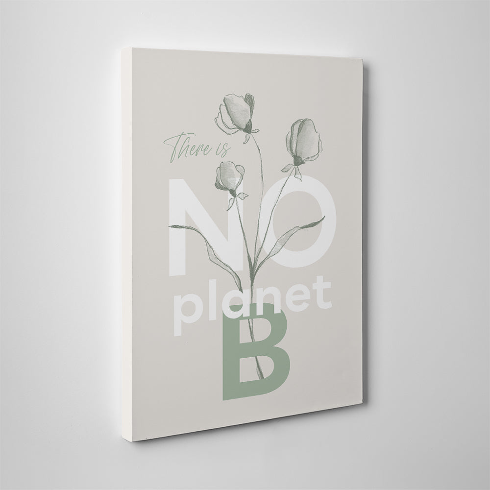 Eco-Friendly 'There Is No Planet B' Wall Art by Melanie Viola