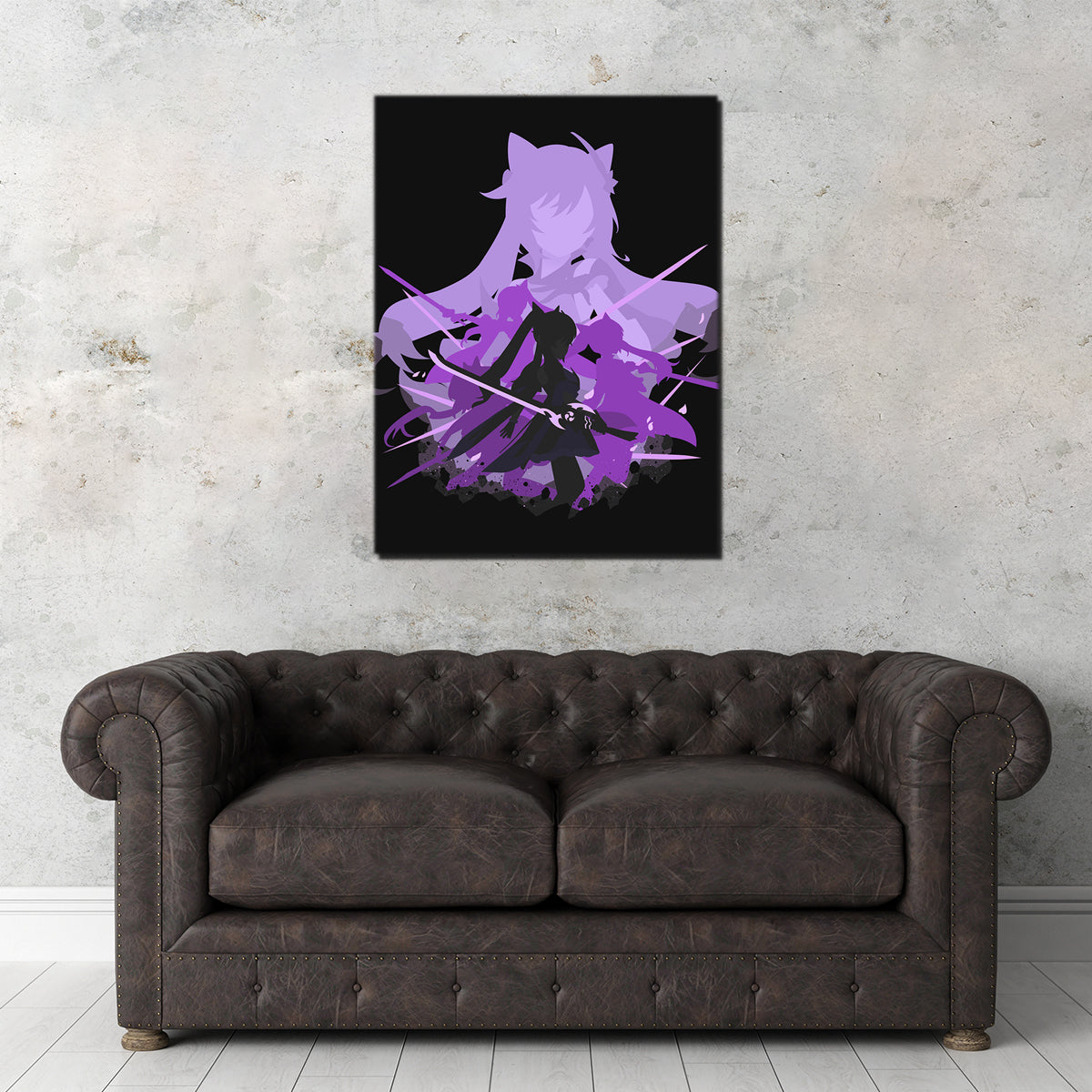 Exquisite Keqing Wall Art by Amrisaurus