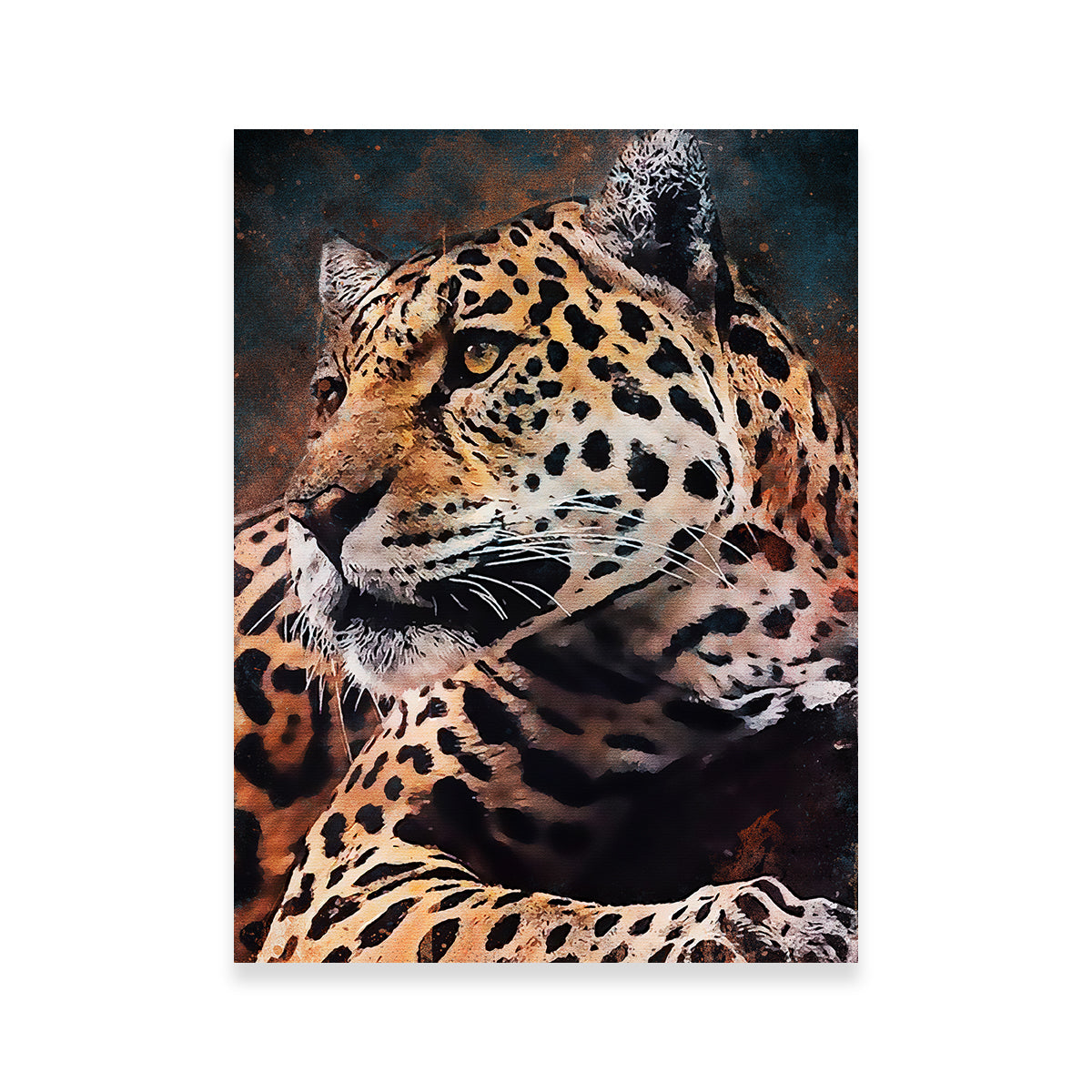Exquisite Leopard Painting Wall Art for Stunning Home Decor