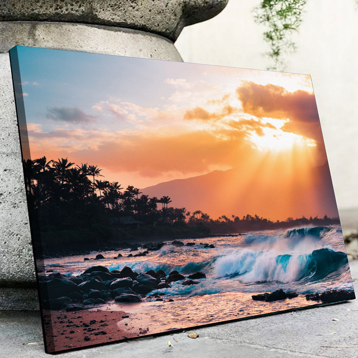Stunning Sunset Paradise Wall Art by Lucas Moore