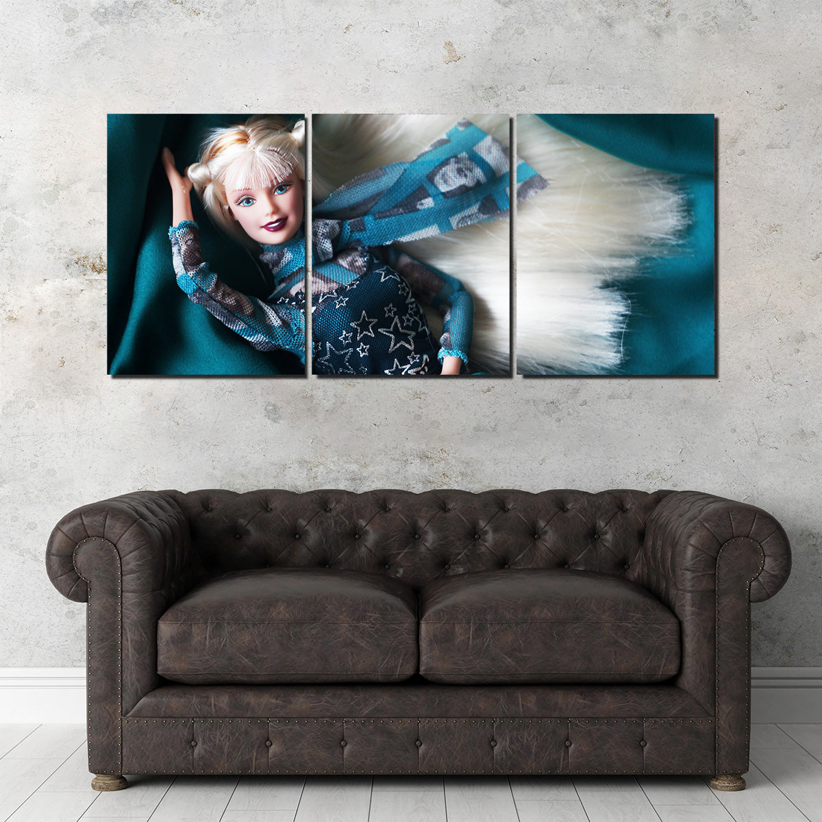 Exquisitely Stylish Barbie - A Captivating Decor Piece