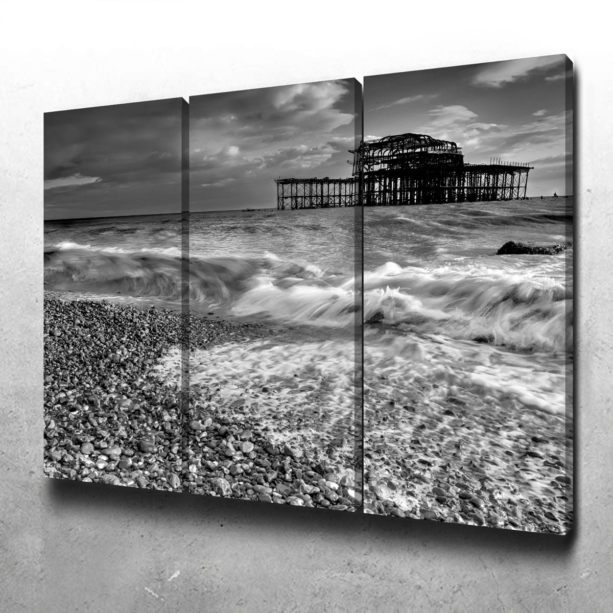 Stunning Brighton West Pier Wall Art by Mike Cotton