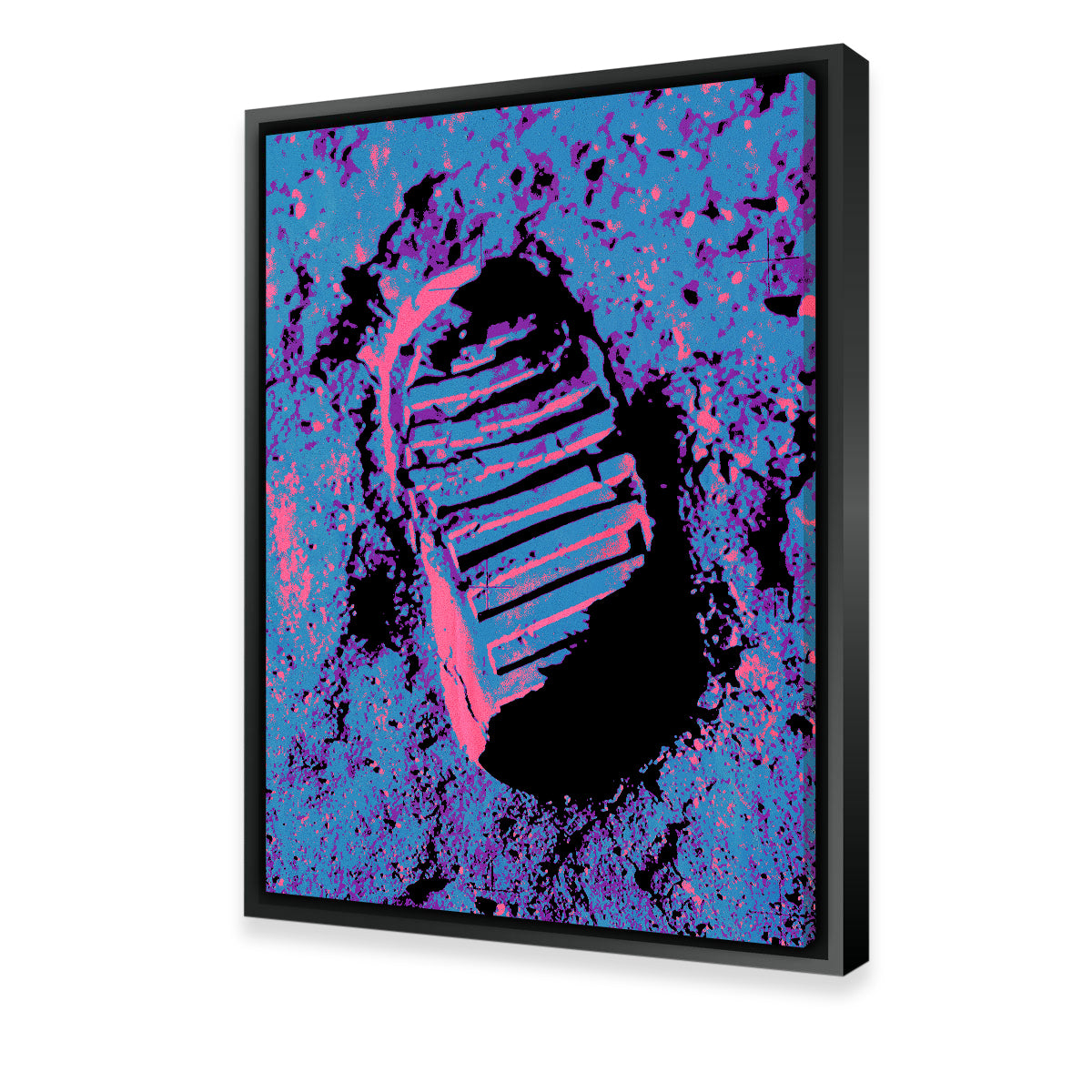 Stunning Moon Print Blue Wall Art by Stephen Chambers