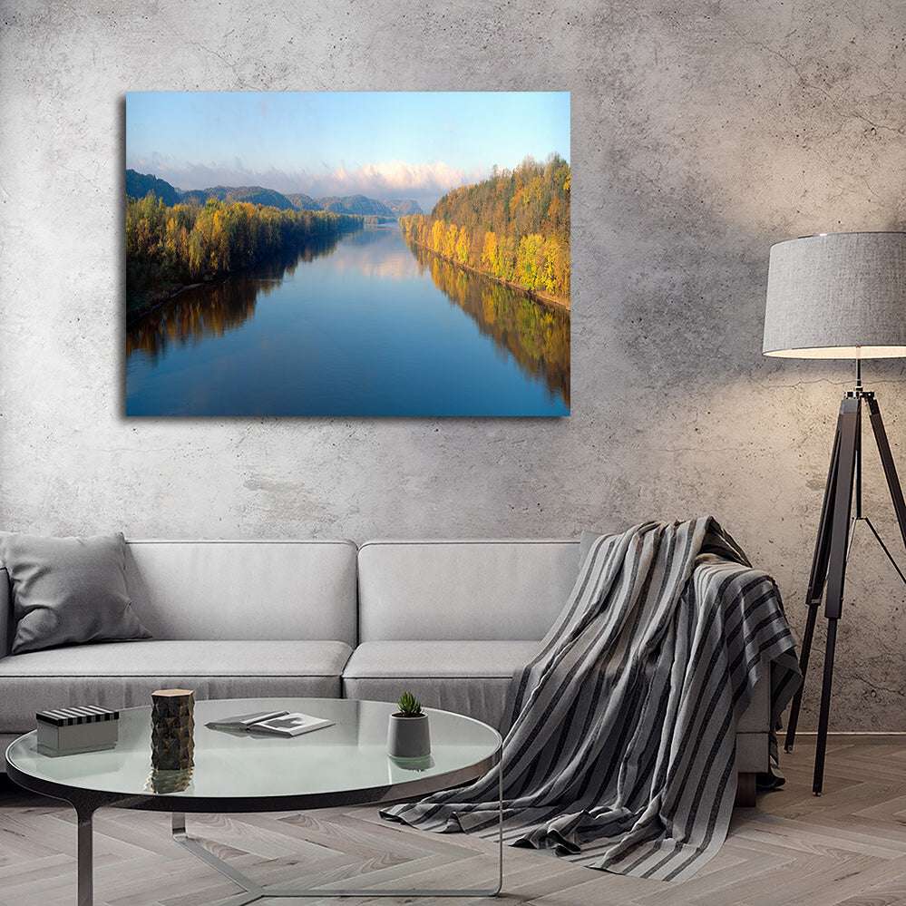 Exquisite Wisconsin River Wall Art - Handmade with Sustainable Pine