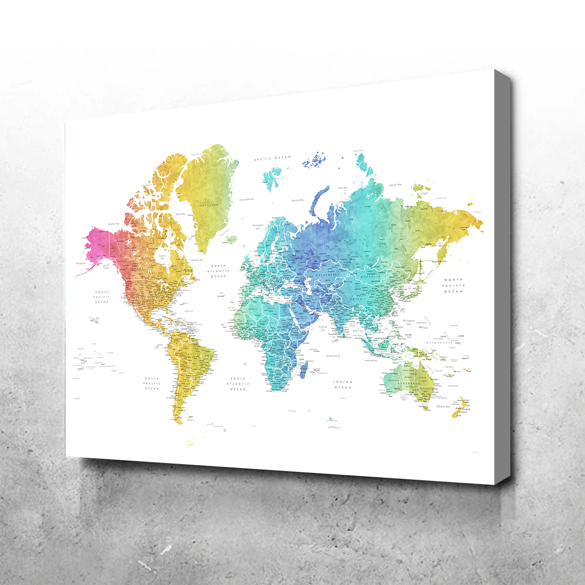 Stunning World Map 25 Wall Art for Your Home Decor