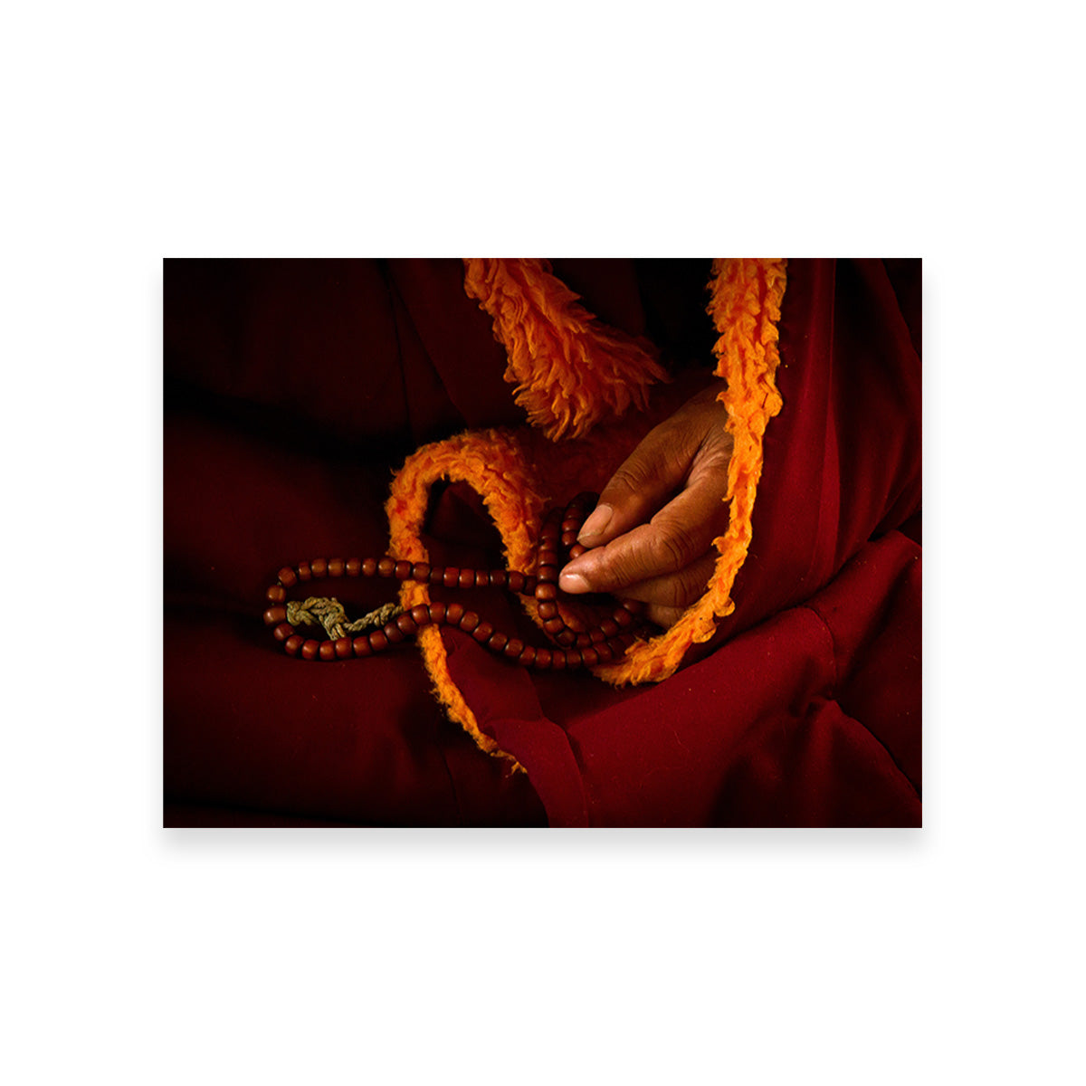 Authentic Tibetan Lama Prayer Beads for Spiritual Practice