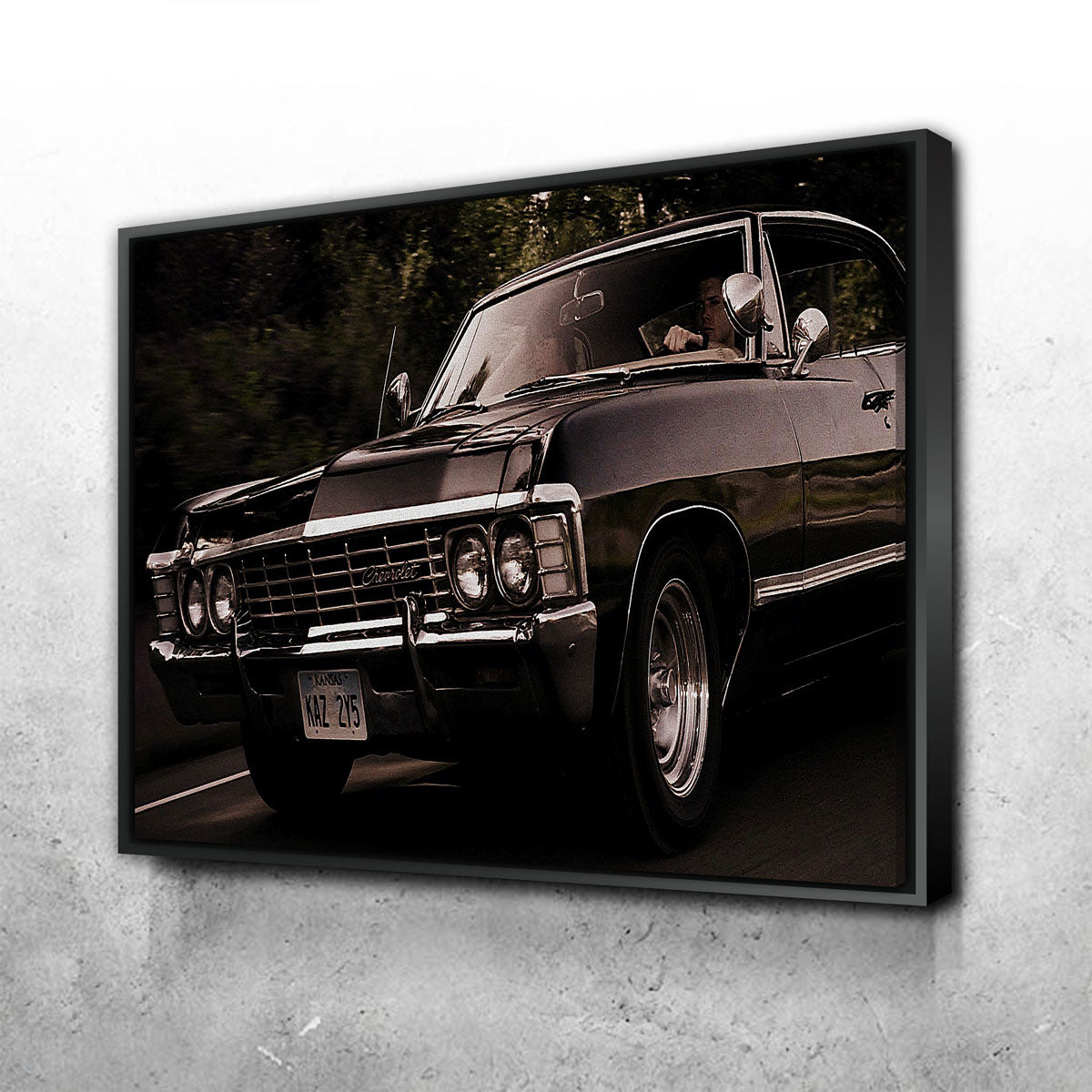 Eye - Catching Supernatural Impala Wall Art for Stunning Decor