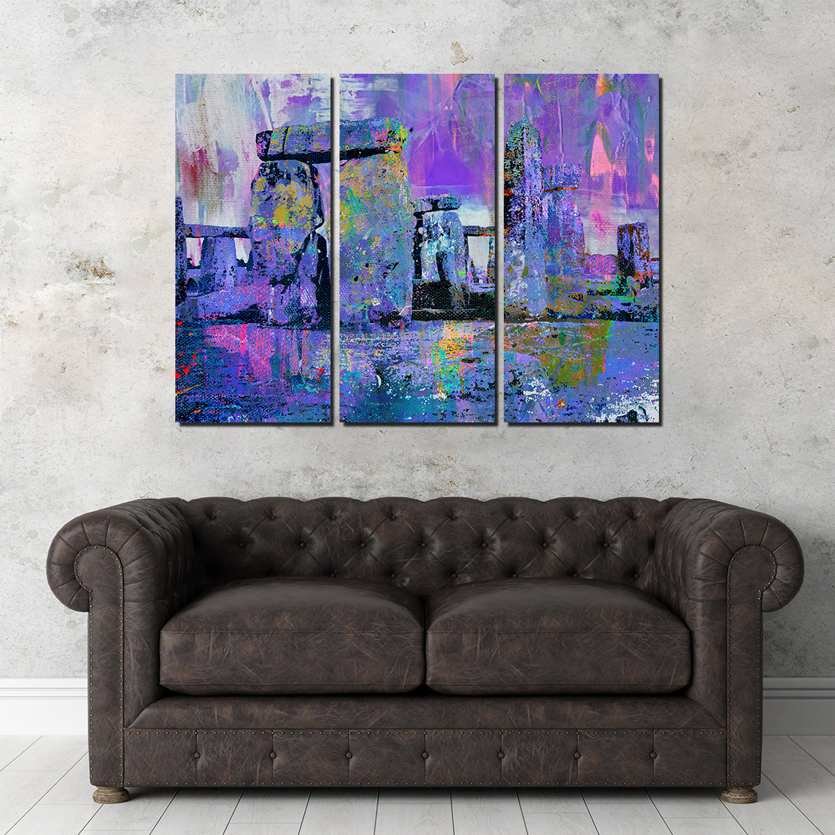 Exquisite Stonehenge Abstract Wall Art by Stephen Chambers
