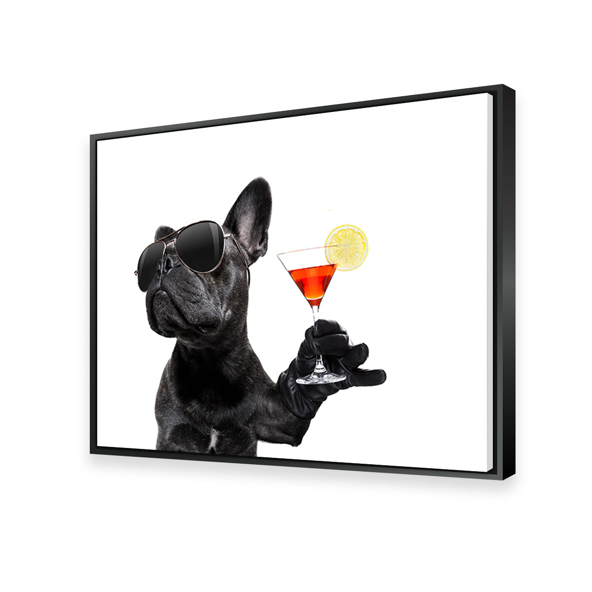 Stylish Martini Dog Wall Art for Modern Interiors