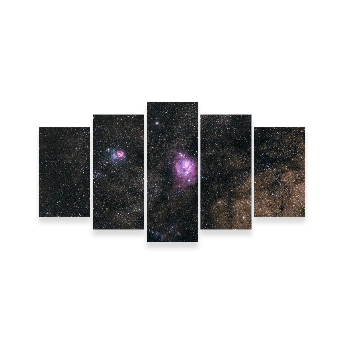 Stunning Lagoon and Trifid Nebula Wall Art by Sofia Leite Fonseca
