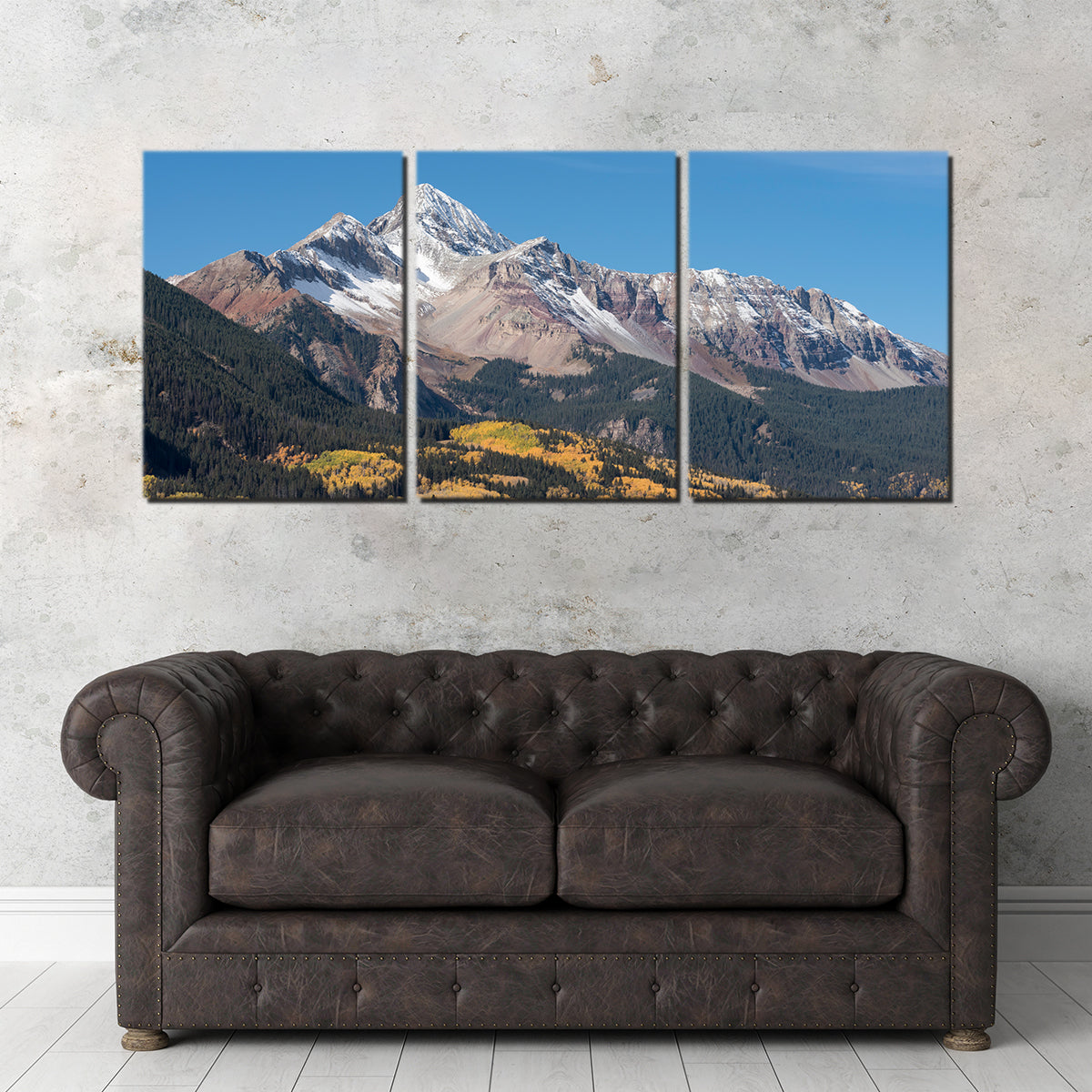 Stunning Wilson Peak Wall Art - Handmade Museum Quality Canvas
