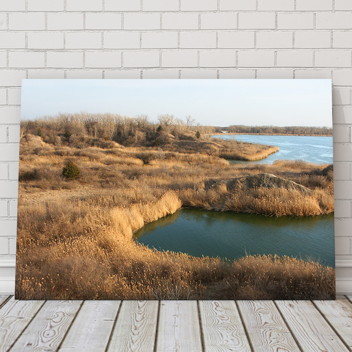 Stunning Mazonia Braidwood State Fish and Wildlife Area Wall Art - Sustainable Pine Frame Canvas