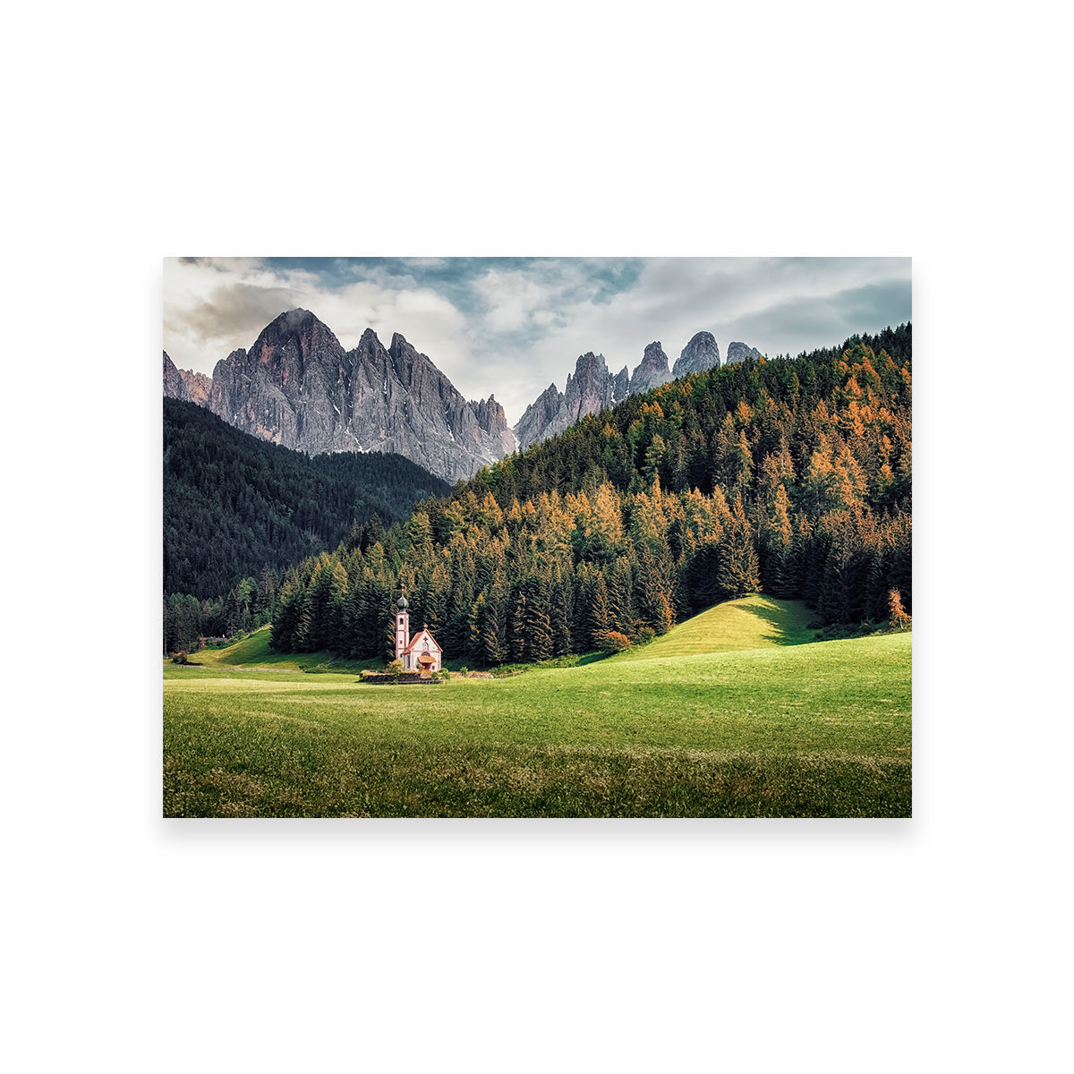 Exquisite Val Di Funes Wall Art by Manjik Pictures