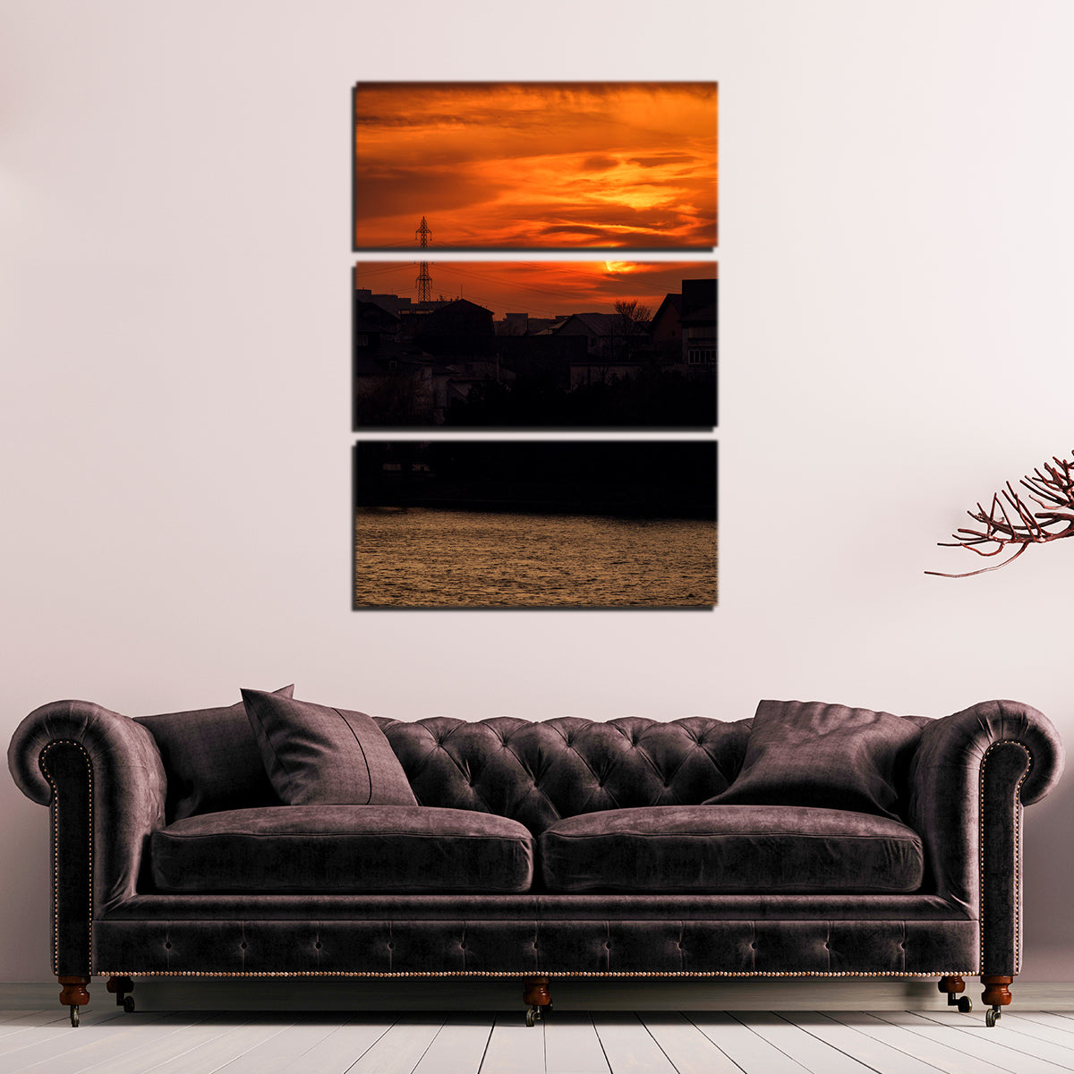 Stunning Bucharest Sunset 6 Wall Art for Home Decor