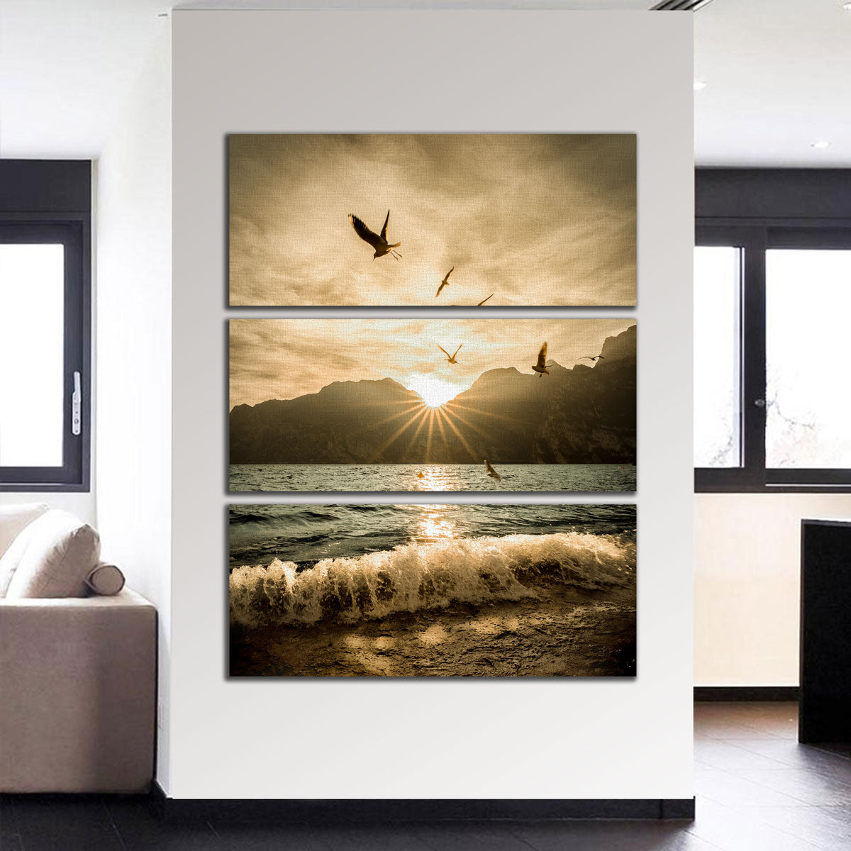 Stunning Lake Garda Wall Art by Enzo Romano