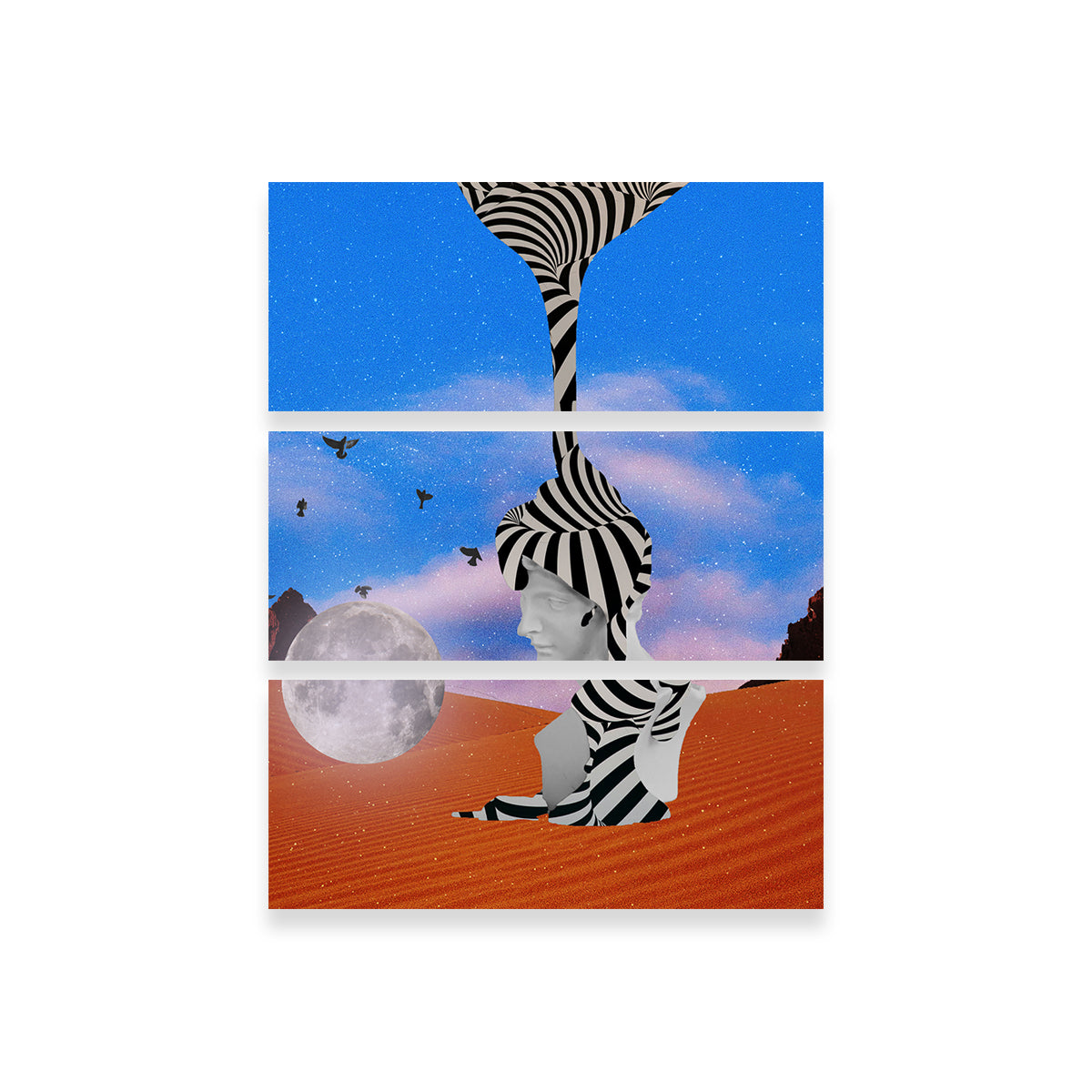 Stunning Stripes Abstract Wall Art by RAPart