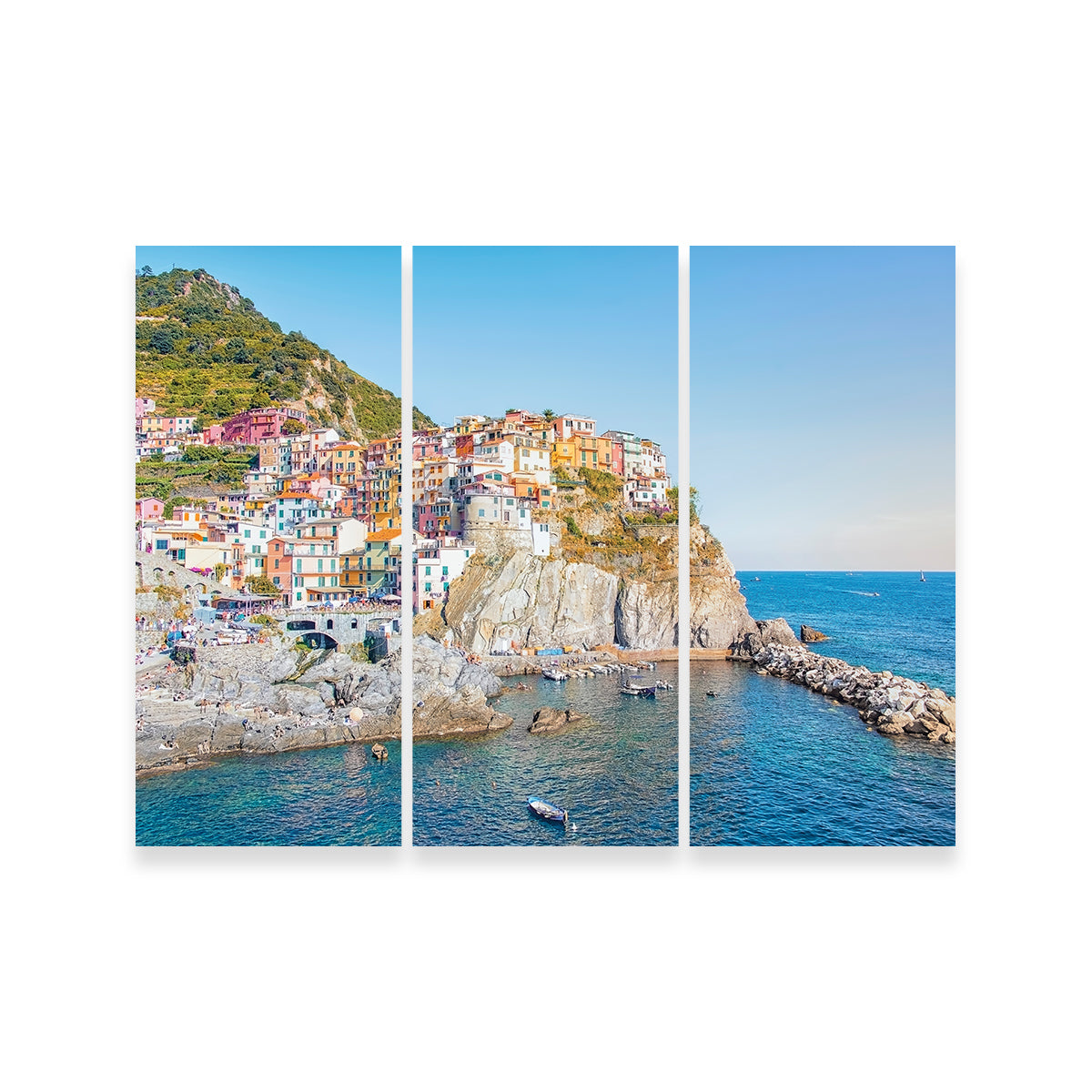 Exquisite Manarola Wall Art by Manjik Pictures