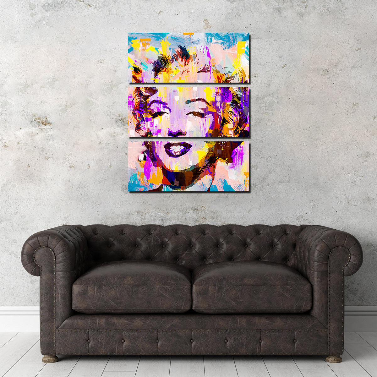 Exquisite Marilyn Rain Wall Art by Stephen Chambers