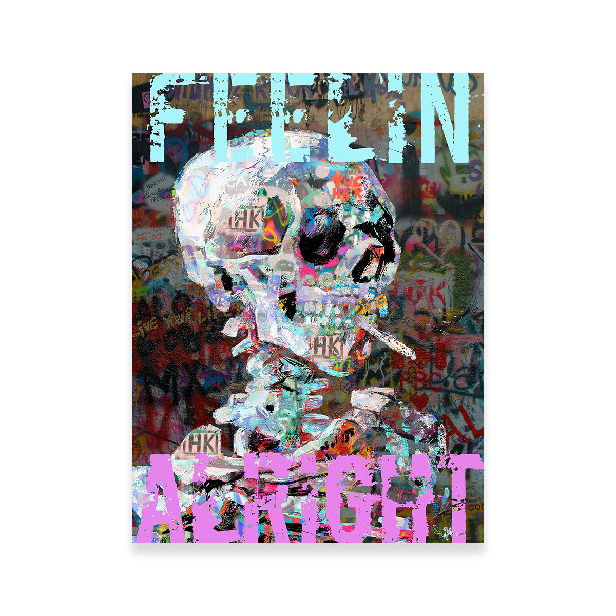 Feelin Alright Stunning Wall Art by Stephen Chambers