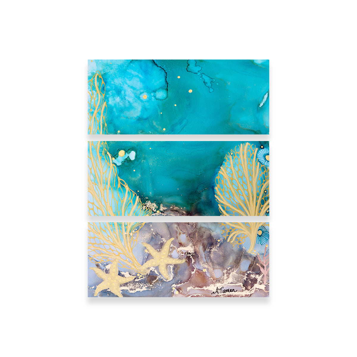 Stunning Turquoise Waters Wall Art by Amy Tieman