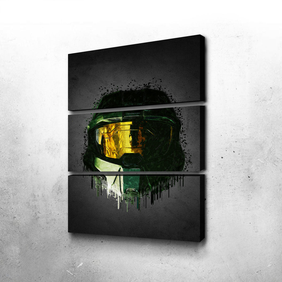 Stunning Master Chief Portrait Wall Art by Gab Fernando